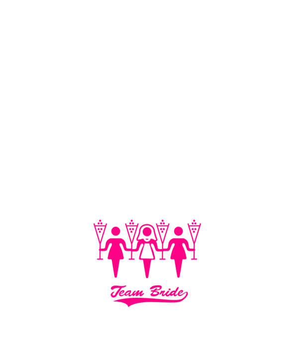 Team Bride model negru pe tricou