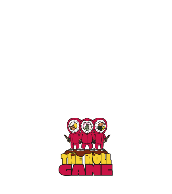 the roll game squid game model roz deschis pe tricou