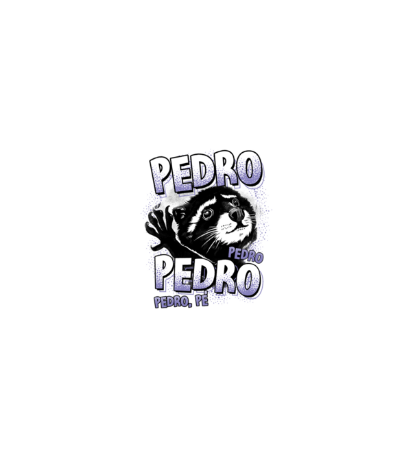 PEDRO PEDRO PEDRO model negru pe tricou