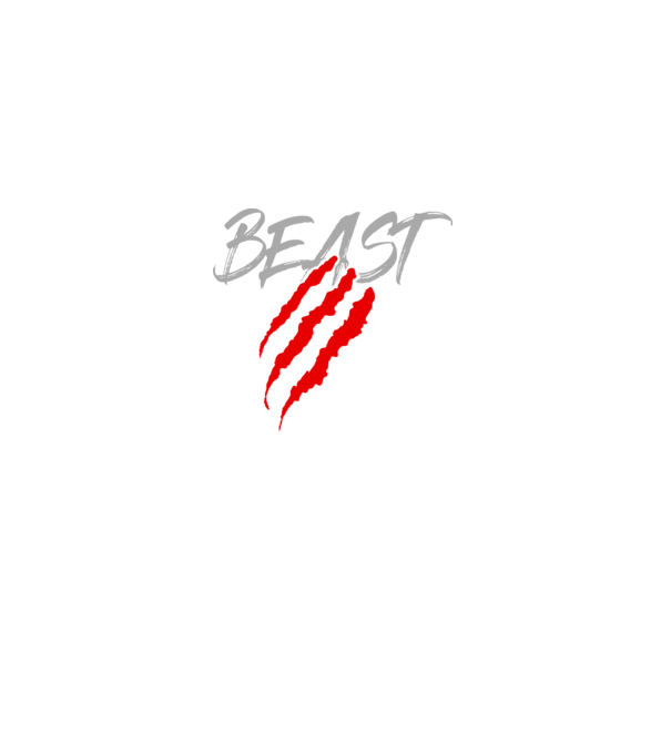 Beast model negru pe tricou