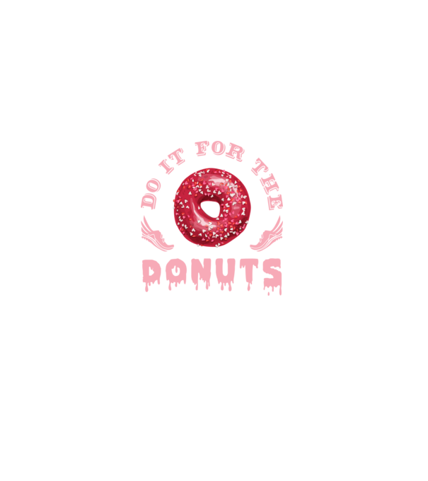Do it for the donuts model negru pe tricou