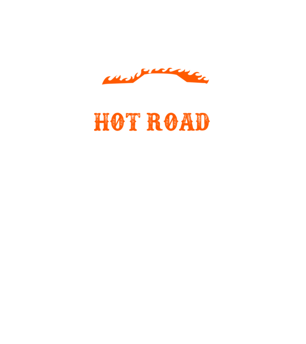 Hot road cartel model negru pe tricou