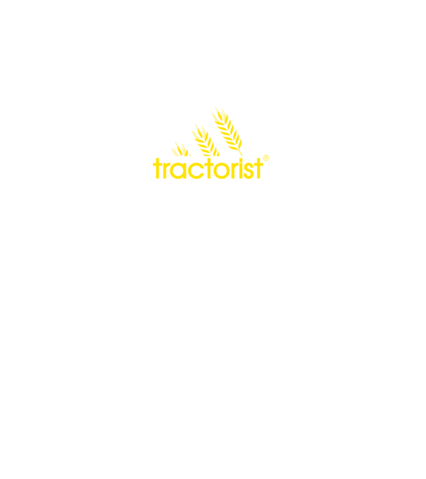 tractorist model negru pe tricou