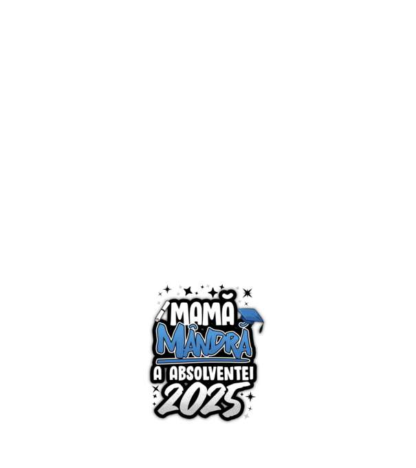 Mamă Mândră a absolventei model roz deschis pe tricou