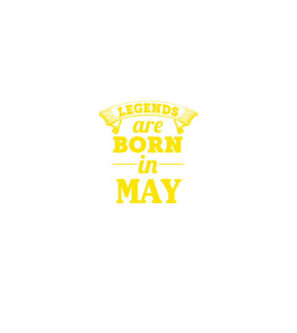 Legends are born in May model albastru deschis pe tricou