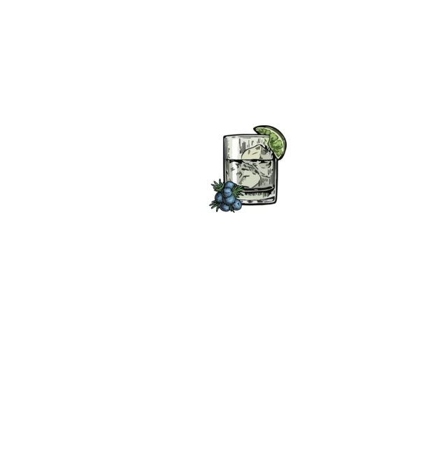 Let the fun be gin model negru pe tricou