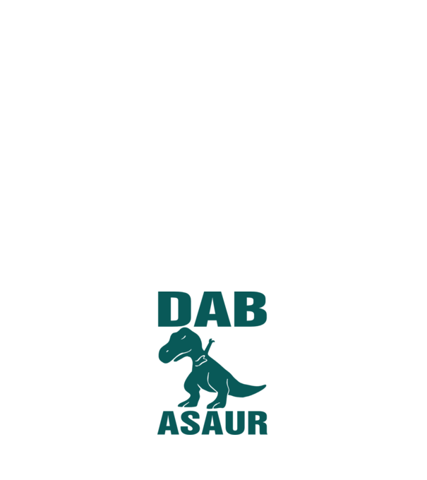 Dabasaur model negru pe tricou