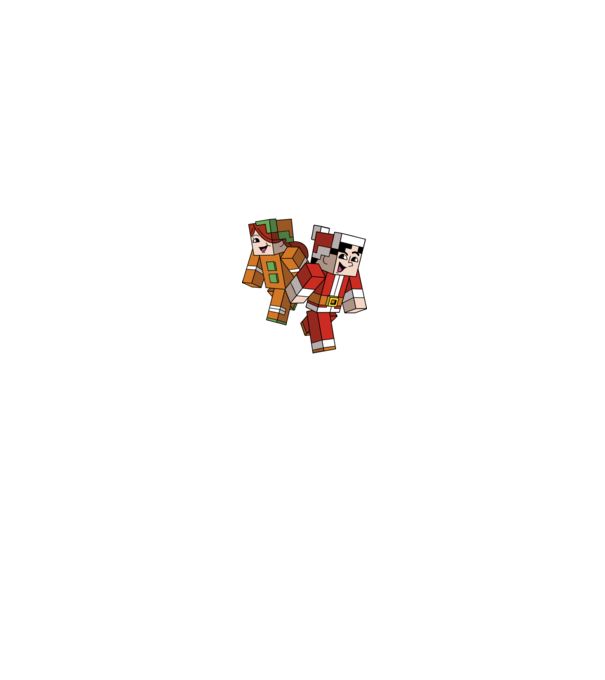 Minecraft christmas ugly sweater model negru pe tricou