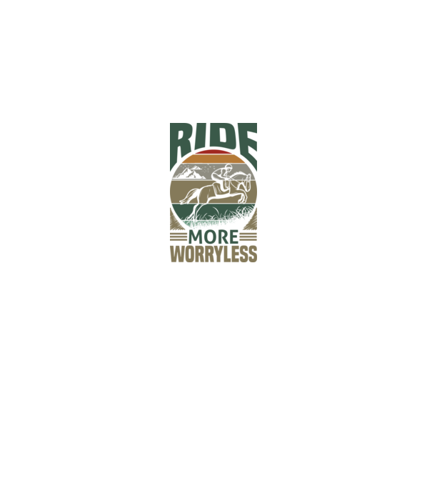 ride more model negru pe tricou