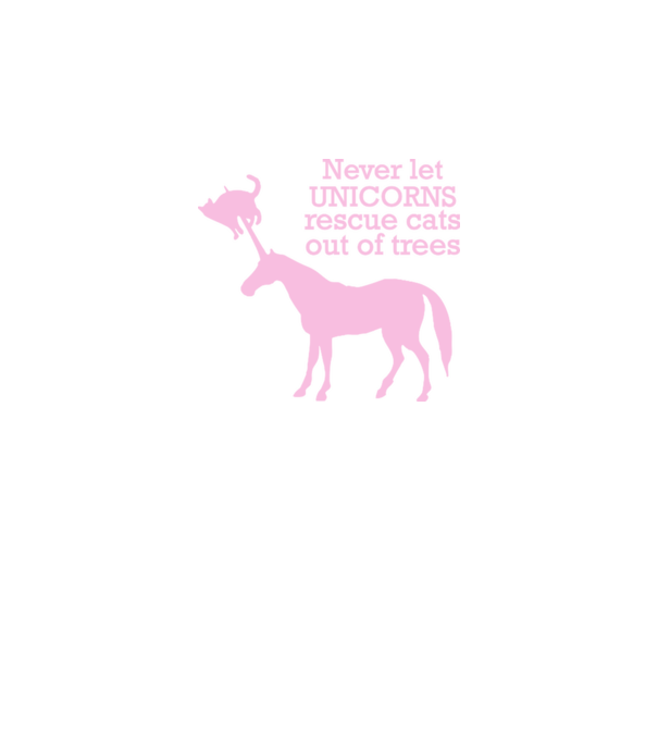unicorn cat model negru pe tricou