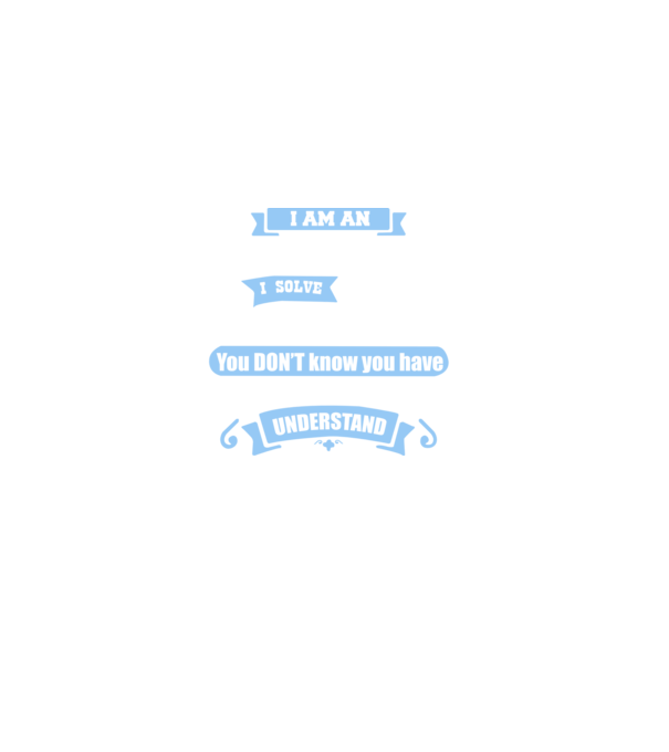 I am an accountant I solve problems model negru pe tricou