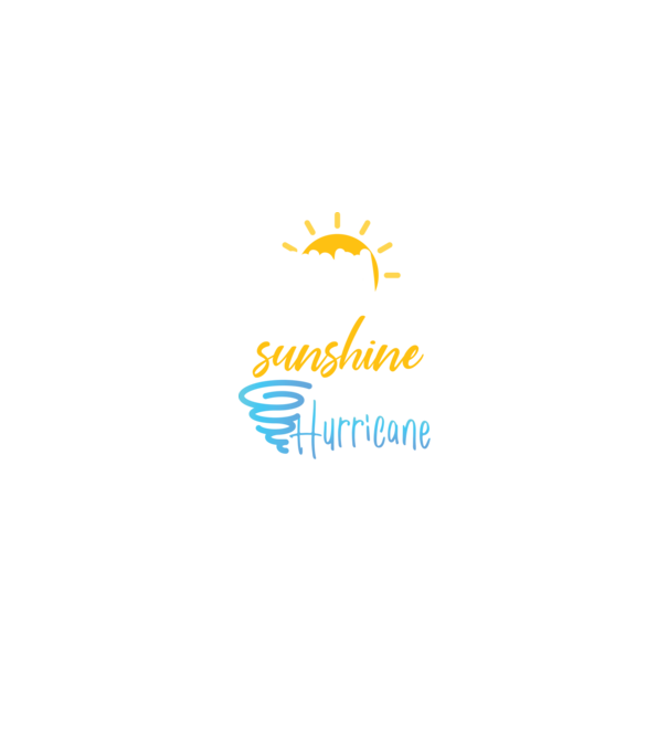 January Girls are Sunshine mixed with a little Hurricane model negru pe tricou