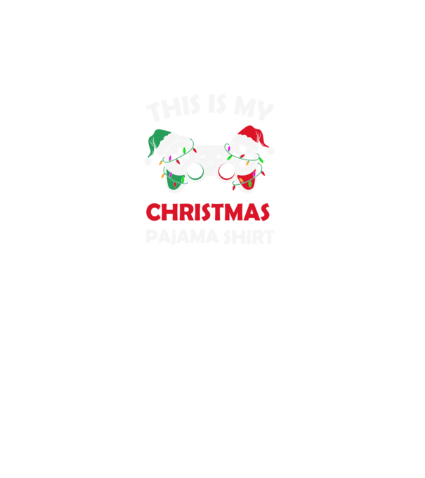 This is my christmas pajama model turcoaz pe tricou