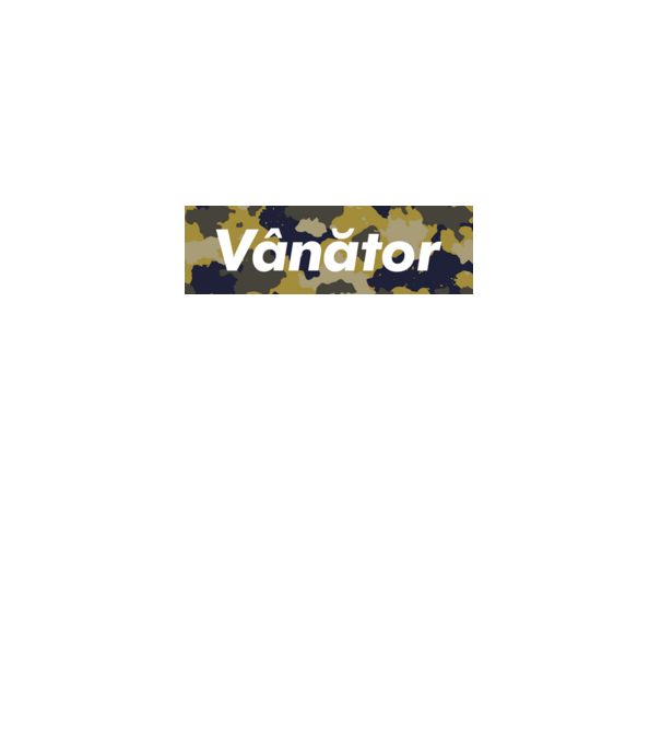 vânător model roșu pe tricou