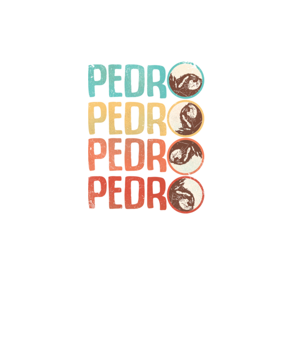 Pedro Pedro retro model alb pe tricou