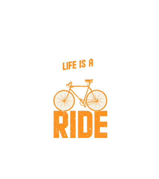 Life is a beautiful ride model negru pe tricou