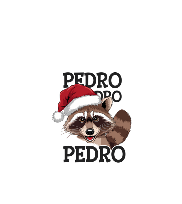 Pedro pedro xmas model alb pe tricou