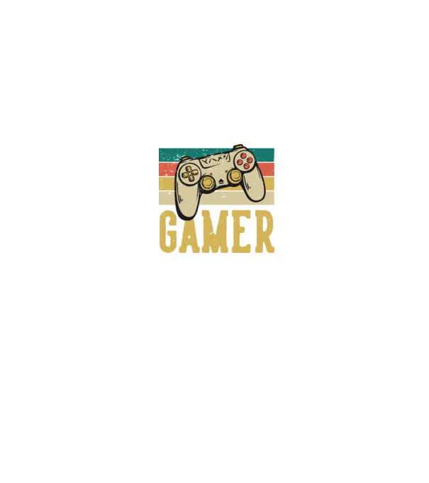 Retro gamer model negru pe tricou