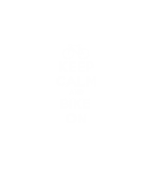 Keep calm and bike on model negru pe tricou