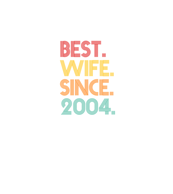 best wife since 2004 retro model negru pe tricou