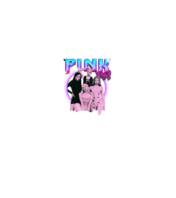 BLACKPINK pink venom model negru pe tricou