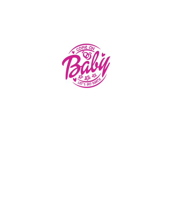 Bride Barbies Baby lets go party model alb pe tricou