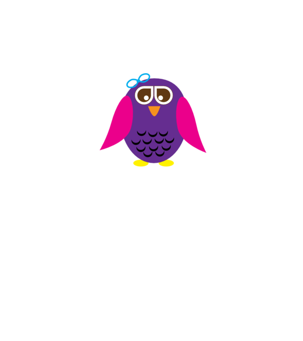 Owl model alb pe tricou
