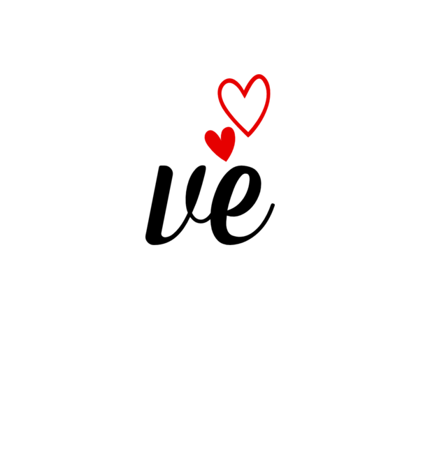 Cuplu LOVE model alb pe tricou