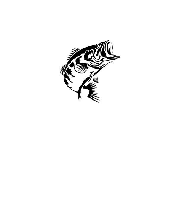 AngryFish model alb pe tricou