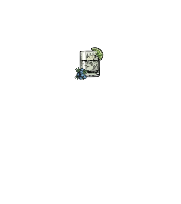 Let the fun be gin model negru pe tricou