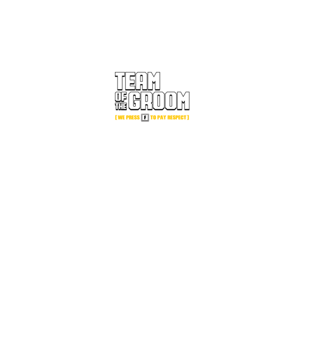 Team of the Groom model negru pe tricou