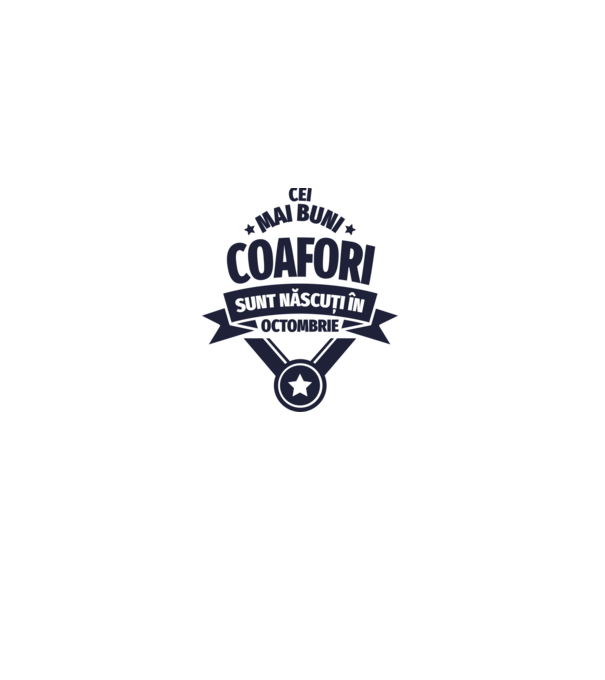 Cei mai buni coafori sunt născuți în Octombrie model roz pe tricou