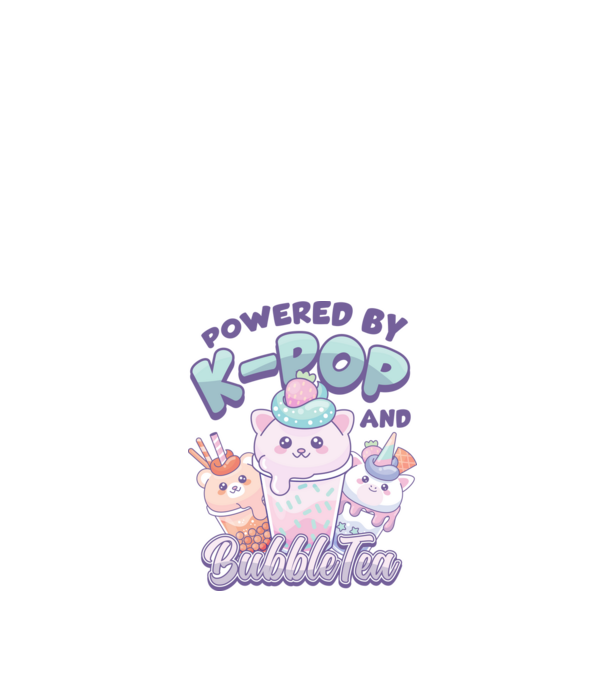 K-POP BUBBLE TEA model nisipiu pe tricou