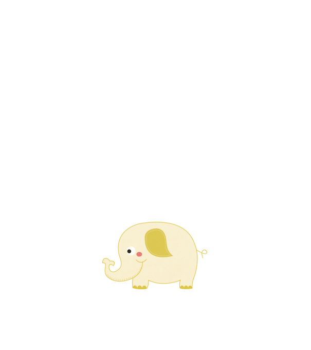 Cute elephant model roz deschis pe tricou
