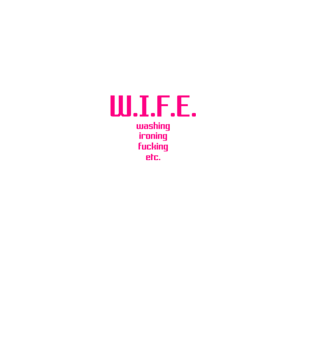 WIFE 3 model gri pe tricou