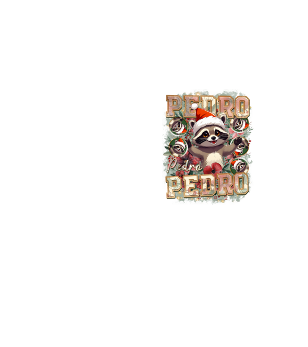 Pedro pedro flower xmas model galben neon pe tricou
