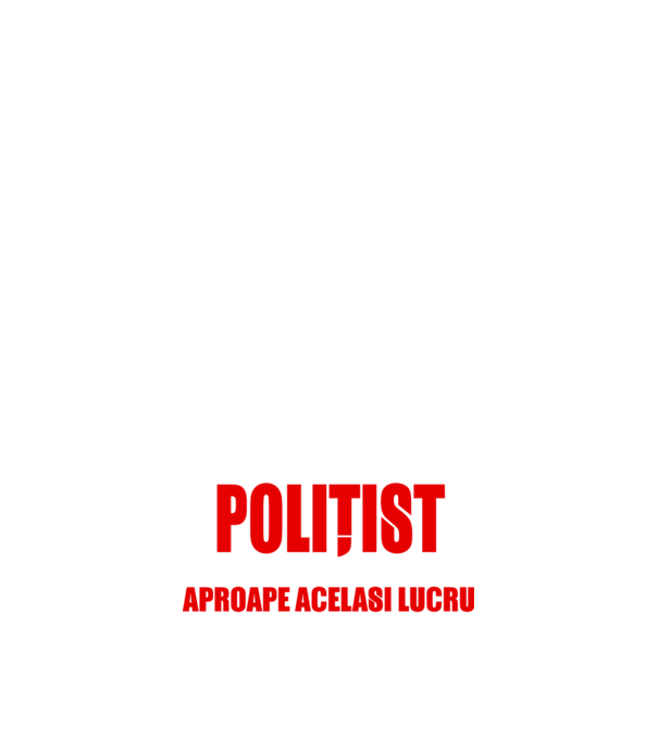 Poate că nu sunt un supererou, dar sunt POLIȚIST, ceea ce este aproape același lucru model negru pe tricou