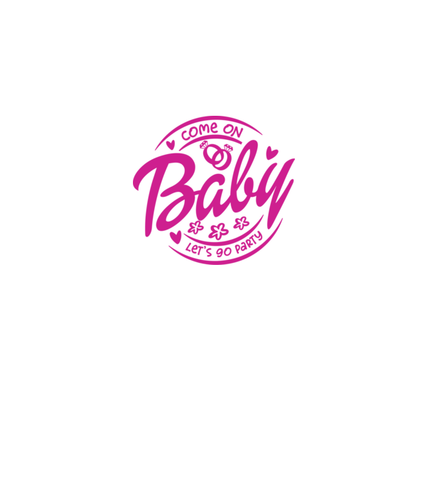 Bride Barbies Baby lets go party model alb pe tricou