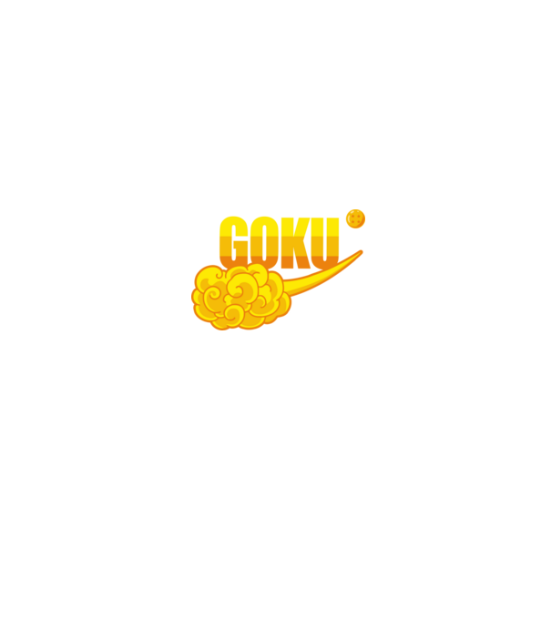 goku cloud model negru pe tricou