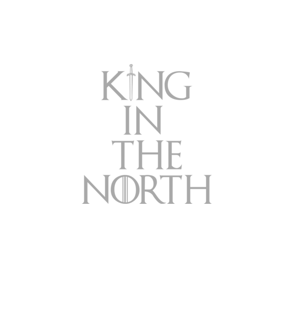 King in the North model verde neon pe tricou
