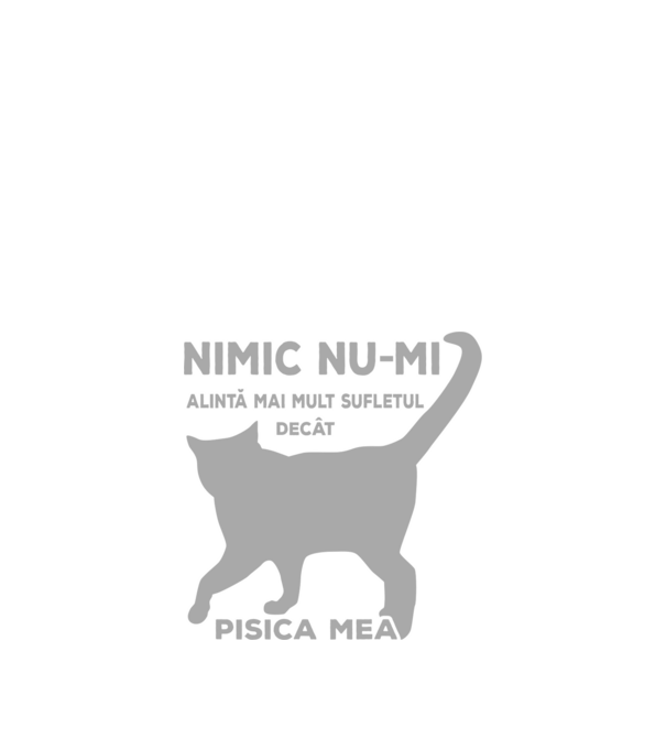 Nimic nu-mi alintă mai mult sufletul decât pisica mea model negru pe tricou