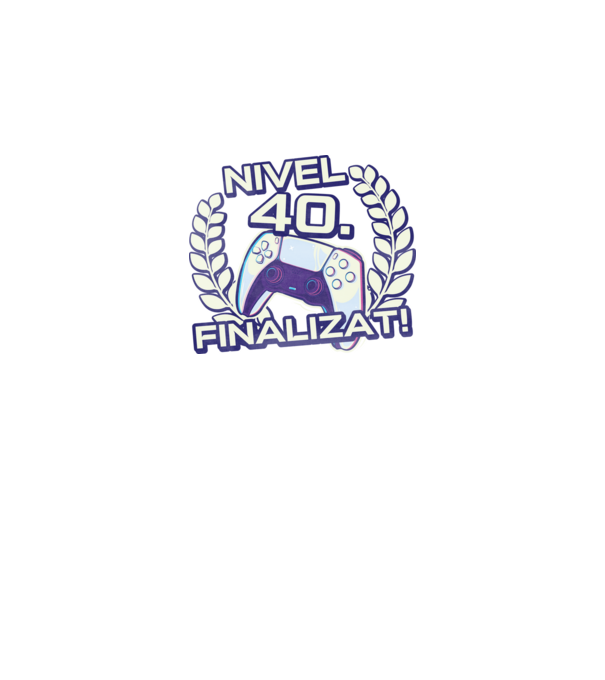 Nivel 40 finalizat! model negru pe tricou