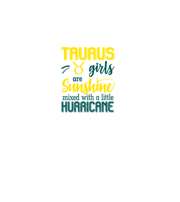Sunshine with Hurricane TAURUS model negru pe tricou