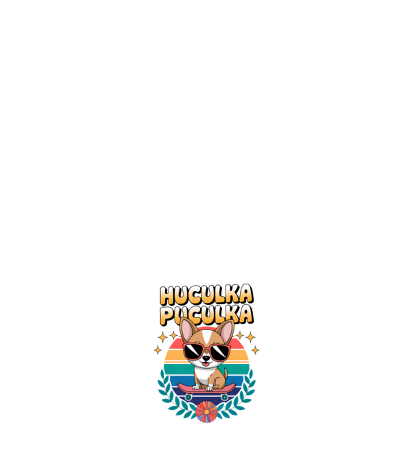 Huculka Puculka Câine 2 model roz deschis pe tricou
