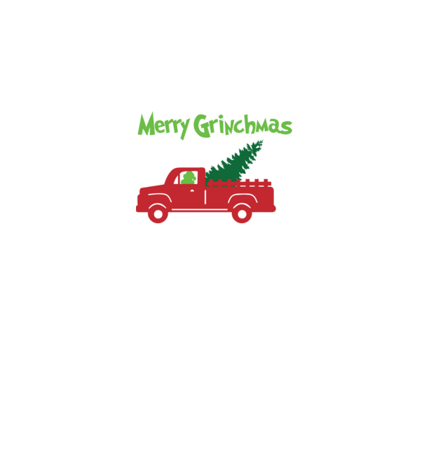 Grinchmas truck model negru pe tricou