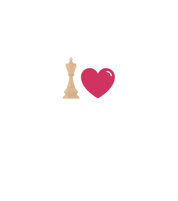 Love chess model negru pe tricou