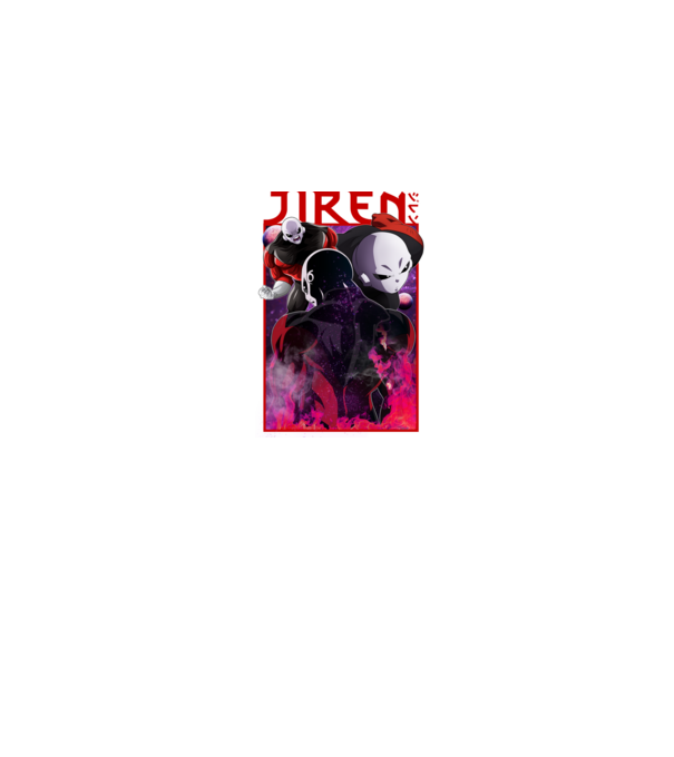 jiren dragonball model albastru jeanși pe tricou