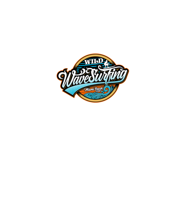 WaveSurfing model negru pe tricou