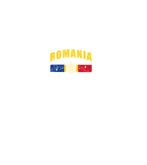 Romania coat of arms model negru pe tricou