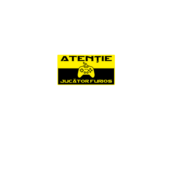Atenție! Jucător furios model negru pe tricou
